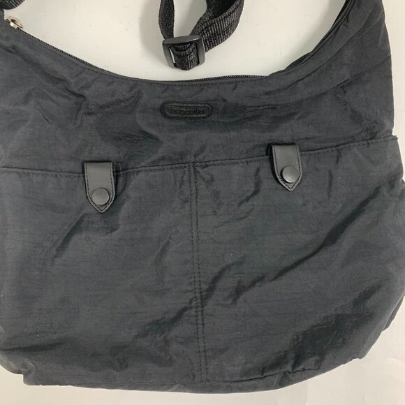 Baggalini Women's Travel Crossbody Purse Nylon Black Shoulder Bag - Picture 4 of 14